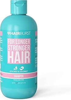 HAIR BURSTHair Growth Shampoo For Woman — Reduces Hair Loss - Strengthens Growth, Contains No SLS and Parabens, Coconut and Avocado Aroma, New Bigger Bottles 11.8 FL. OZ