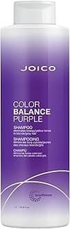 Joico Color Balance Purple Shampoo | For Cool Blonde or Gray Hair | Eliminate Brassy Yellow Tones | Boost Color Vibrancy & Shine | UV Protection | With Rosehip Oil & Green Tea Extract