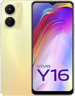 Vivo Y16 (Drizzling Gold, 4GB RAM, 64GB Storage) with No Cost EMI/Additional Exchange Offers