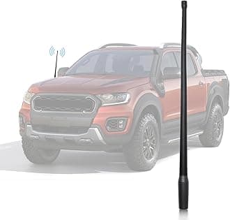 Anina 13" Car Antenna Mast for Ford 2012-2022 F150 F250 F350 Super Duty Explorer Ranger Escape Focus Aerial FM/AM Radio Antenna Car Wash Proof Durable Flexible Rubber