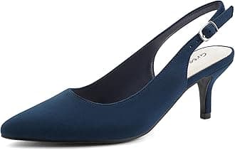 Pointed Toe Sandals Slingback Kitten Heels Pointed Toe Pumps Ladies Shoes Heels Dressy Work Date Wedding Party