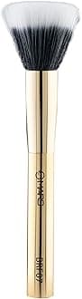 Artist's Arsenal Professional Stippling Brush For Face makeup | Feather Soft Bristle | Flat Surfaced Air Brush | Precise Synthetic Bristles | Luxe Design Makeup Brush (Golden)