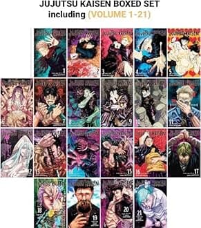 Jujutsu Kaisen Series 22 Books Collection Set (Jujutsu Kaisen books box set Vol 0-21) By Gege Akutami