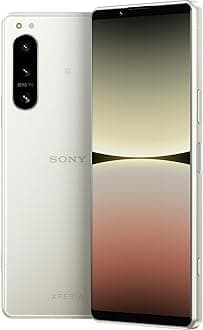 SonyXperia 5 IV - 6.1 Inch 21:9 Wide HDR OLED 120Hz Refresh rate Triple lens- 3.5 mm audio jack - Android 12 - SIM free - 8GB RAM - 128GB Storage - IP65/68 rating - Dual SIM - Ecru White, One Size