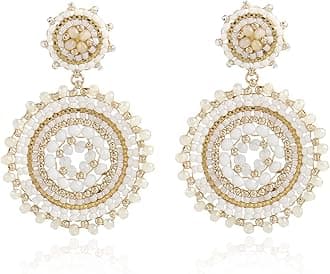 Elegance 11 Designs Beaded Earrings For Women Seed Bead Summer Beach Boho Statement Dangle Handmade Earrings Jewelry