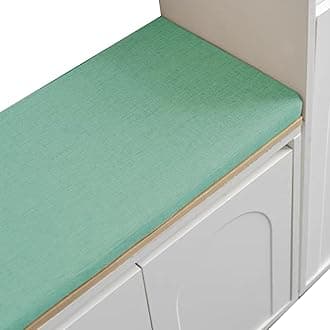 Bench Cushions for Indoor Furniture 40/48/60 x 14/15/17/11 inch Rectangular Non Slip Outdoor Bench Cushion pad for Deck Chair Swings Bench Cushion(Color 12,79x12x2in)