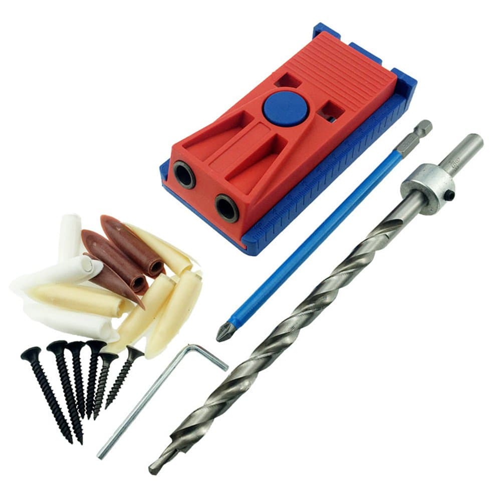 YOFE Pocket Hole Jig System PH2 Screwdriver Bit 9.0mm Step Drill Guide for Wood Doweling Joinery Tools Accessories HT1442