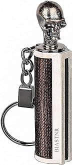 Permanent Match Keychain Lighter, Flint Matchstick Fire Starter Lighter, Reusable Flint Waterproof Camping Survival Gear