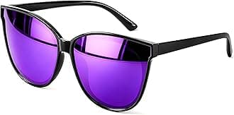 Polarized Sunglasses for Women UV400 Protection Oversized Cat Eye Frame Retro Sunglasses for Driving Fishing Outdoor