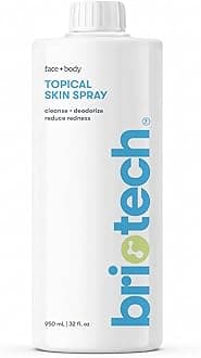 Topical Skin Spray, Hypochlorous Acid for Sensitive Skin, HOCl Facial Mist, Full Body Support Against Irritation, Calm Redness, Soothe Foot & Scalp, 32 fl oz Refill (1 Pack)