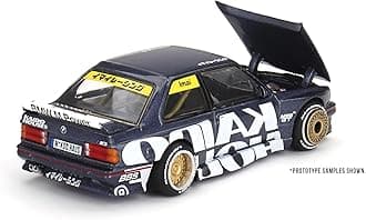 Diecast Collectibles Model Car Compatible with Kaido House x Mini GT 1:64 BMW M3 (E30) Kaido Works V1 Dark Blue Limited Ediiton KHMG154