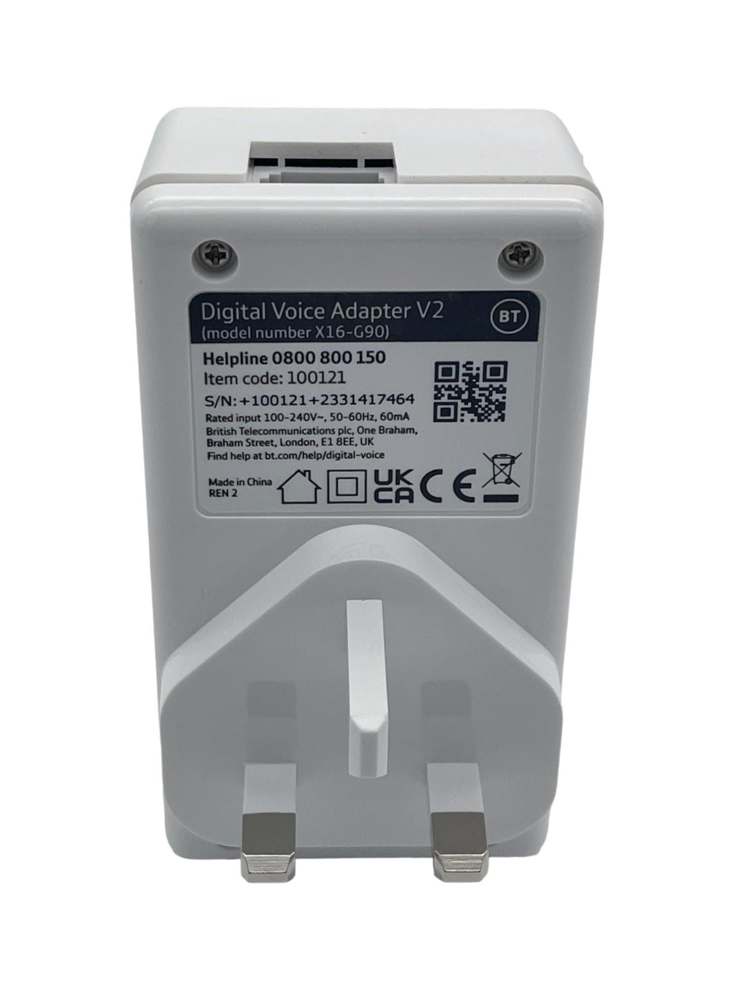 Digital Voice Adapter Phone Range Extender Only Works With BT And EE Digital Voice Service