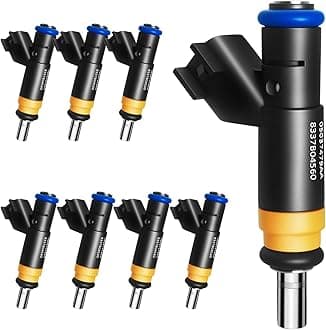 Upgraded Fuel Injectors Fits for Jeep: Commander/Grand Cherokee, For Chrysler: 300, For Dodge: Charger/Challenger/Durango/Ram 1500 2500 3500, hemi 5.7L 2005-2018, OEM # 05037479AA (8 Pcs)