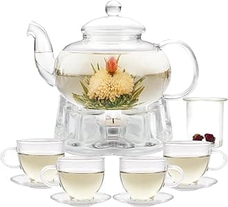 34OZ Glass Teapot Set
