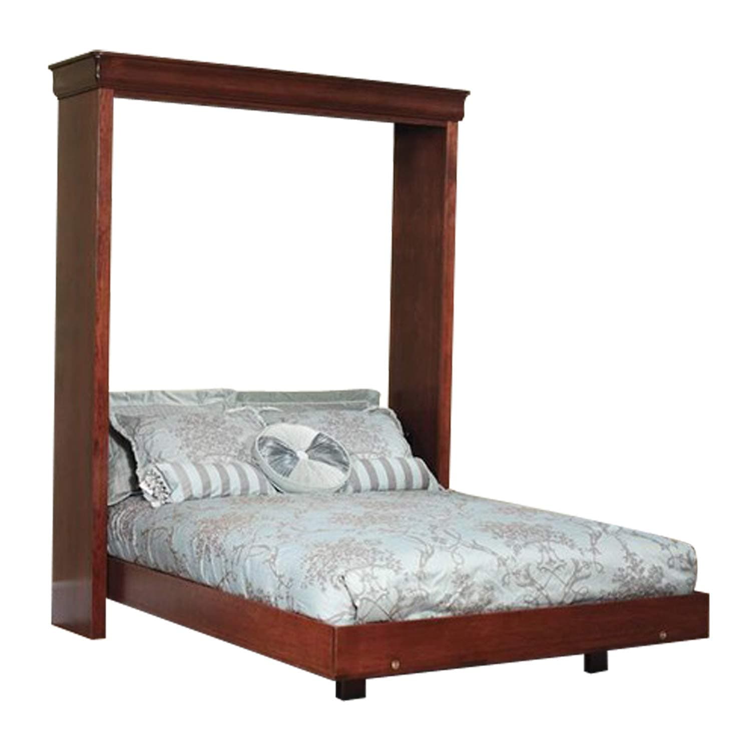 Murphy Bed Plans Queen Size Wall Bed Plan DIY Bedroom Furniture Build Your Own