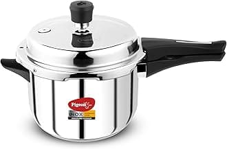 Pigeon by Stovekraft Inox Stainless Steel pressure cooker 5 litre|Induction and Gas Stove Compatible