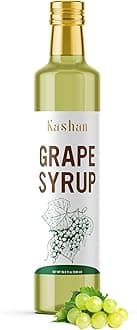Kashan Grape Syrup, Flavour Frappes, Add to Cocktails, Smoothies, Milkshakes and Coffee -Food Grade Baking, Food Flavoring, Beneficial For Health 16.9 Fl Oz (500ml)