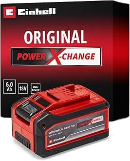18V 4-6 Ah Multi-Amp Hour Lithium-Ion Battery, Power X-Change Plus, Extra Power for Intensive Operation, Universally Compatible with All Einhell PXC Power Tools and Garden Machines