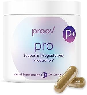 Pro - Promotes Progesterone Production - Hormone Balance for Women - Fertility & Menopause Support - Vitex, Ashwagandha, Maca - Herbal Supplement – 30 Capsules - 2 Month Supply