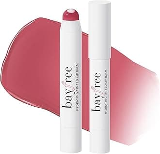 bayfree Tinted Lip Balm Plumper, Glossy, Pump Lips, Lightweight, Moisturize & Tint with Jojoba Seed Oil, Vegan Lipbalm Lip Care, Shimmer Orchid