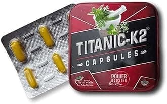 K2 Power Capsule, Enhance Energy, Stamina, Healthy Bones & Sport Performance For Men
