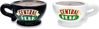 Silver Buffalo Friends Central Perk Mugs Ceramic Salt and Pepper Shaker