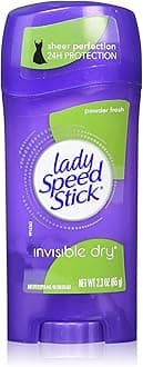 Antiperspirant Deodorant Invisible Dry, Powder Fresh 2.30 Oz, (unisex)