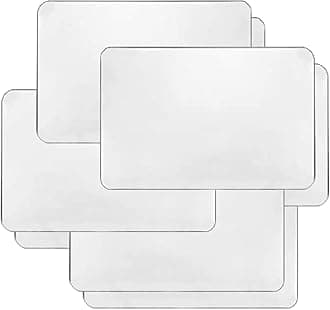 8 Pcs Translucent Placemat Washable Table Mats for Dining Table Heat Resistant Non-Slip Kitchen Table Mats Dining, Thanksgiving, Halloween, Christmas, New Year Party Supplies