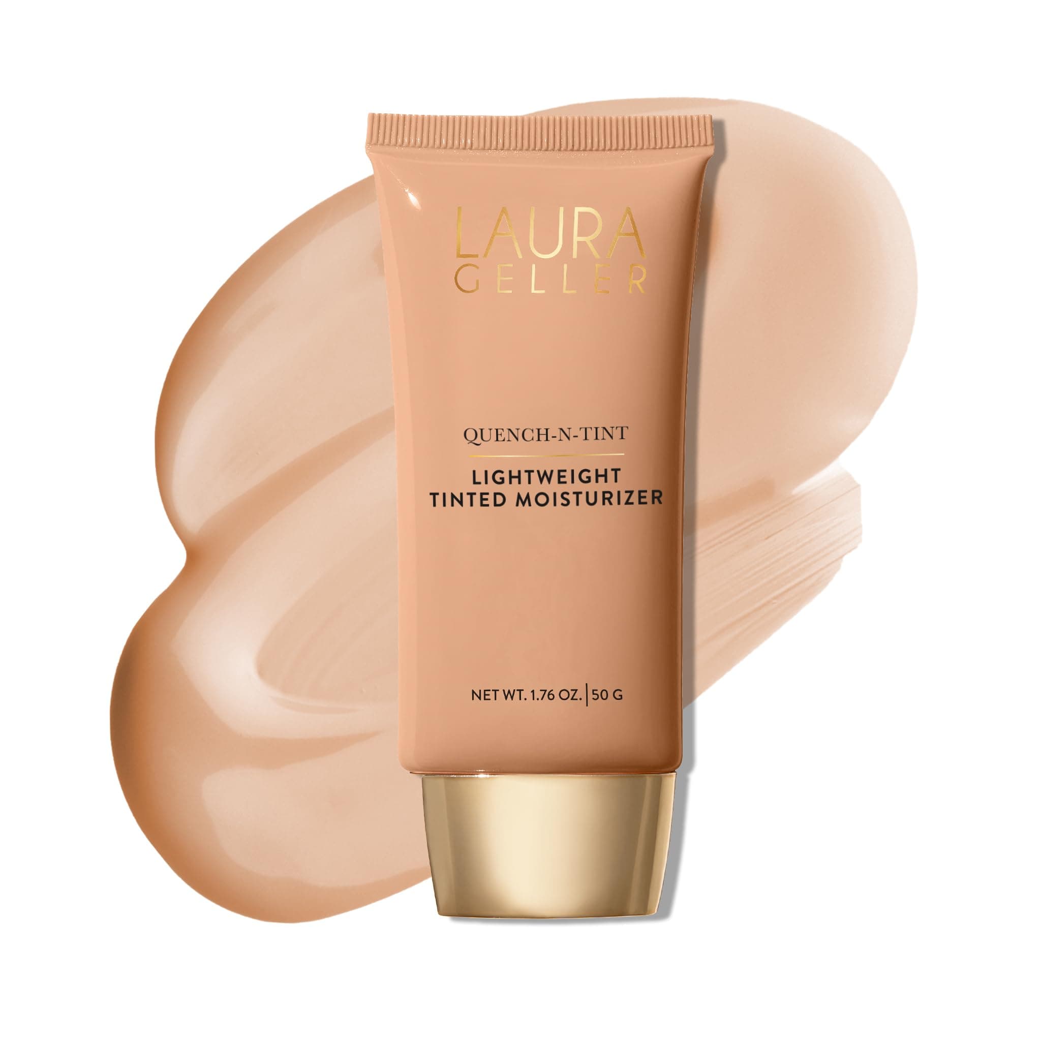 LAURA GELLER NEW YORK Quench-N-Tint Hydrating Foundation, Light Medium, 1.7 Fl Oz