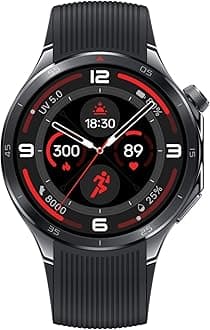 Watch 3 with 22mm Watchband, 1.5" LTPO Display, Quick Charging 120 Hour Battery Life, 100 Sports Modes, Dual Frequency GPS(L1&L5) Tracking, 60 Second Health Check In, Obsidian Titanium