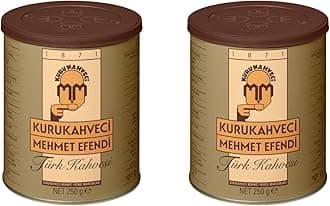 Turkish Coffee, Arabica Beans, Roasted Ground,Rich Aroma, Fresh, Medium to Heavy-bodied, Original Taste Since 1871 (8.8 OZ / 250 Gr) Pack of 2