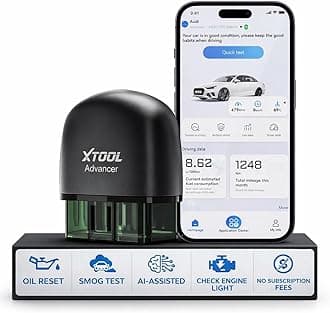 Advancer AD20 Pro AI-Assisted Wireless OBD2 Scanner Diagnostic Tool, Car Code Reader for iPhone&Android, All System Scan Tool with Free Updates -Check Engine, Oil Reset, Performance/Battery Test