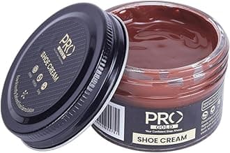 PRO Shoe Cream Polish - 45 ML | Natural Waxes Formula for Leather Shoes | Enriched with Carnauba & Bees Wax | Long-Lasting Shine | Leather Shoe Cream Polish