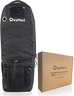 OxyMed Durable Portable Stylish Oxygen Tank Backpack for M12 M9 M7.8 M7.5 M7 ML6 M6 M4 M2 S Size Oxygen Backpack