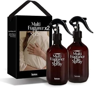 hetras Multi Fragrance Life Spray 10.14 fl oz x 2 Pack | Hotel Wood - Luxurious Forest Scent | Non-Aerosol Odor Freshener Room Mist for Room, Closet, Fabric | Infused with Essential Oils