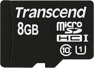 8 GB microSDHC Class 10 Uhs-1 Memory Card with Adapter (TS8GUSDU1)