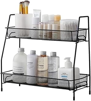 Countertop organizer for bathroom counter, the organizer for bedroom, spice rack organizer for kitchen counter shelf
