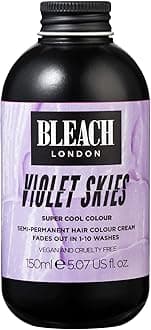 Bleach London Violet Skies Color Vegan Cruelty Free Vibrant Temporary Hair Color Cream 5.07 fl. oz