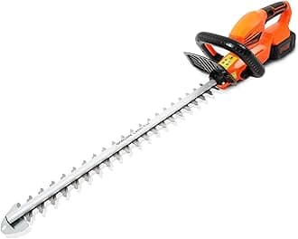 GARCARE Electric Hedge Trimmer Cordless, 20V 4.0A Cordless Hedge Trimmers with Battery and Charger Lightweight Hedge Cutter Bush Trimmer, 510mm Cutting Blade,18mm Tooth Space