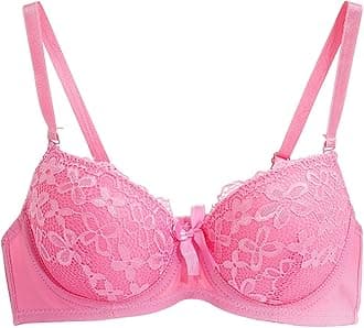 Women's Lace Bra Ladies Non Wired Bras Gathered Lingerie Bra Sexy Bras Full Coverage Bralette Sleeping Brassiere