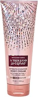 Bath & Body Works Ultimate Hydration Body Cream For Women 8 Fl Oz 1- Pack (8 Ounce (Pack of 1), A Thousand Wishes)