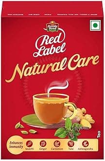 Red Label Natural Care Tea Indian Flavored Black Tea - Enhance Immunity - 250gm/Pack