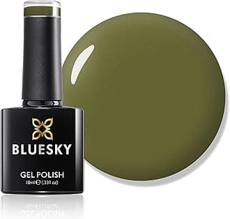 Bluesky Gel Nail Polish, AW21, Autumn and Winter 2021 Collection, Maybe, Aw2110, Green, Long Lasting, Chip Resistant, 10 ml (Requires Drying Under UV LED Lamp)