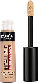 L'Oreal Paris Makeup Infallible Full Wear Waterproof Matte Concealer, Full Coverage, Biscuit, 0.33 fl. oz.