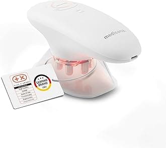 – medisana VC 150 Cupping and EMS Massager, 3-in-1 Vacuum Cellulite Remover Machine with Red Light Therapy, 6 EMS Levels, 3 Suction Intensities, Rechargeable Device, 2 Cup Sizes