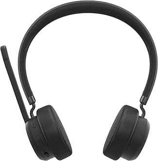 Wireless Stereo Headset, Noise Cancelling Mic, Bluetooth 5.3 Multipoint, 31-Hour Talk & 60-Hour Playback, Lightweight 138g, Replaceable Earcups Over-Ear Comfort, Gaming, Office, & PC Use