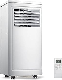 Portable Air Conditioners, 8000 BTU, 3 in 1 Portable AC Unit with Window Kits, Fan & Dehumidifier Modes, Cools up to 350 Sq.Ft, LED Display/Remote Control, 24H Timer for Living Room, Bedroom