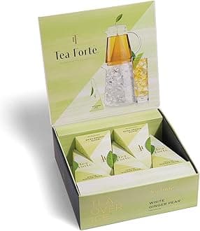 TEA OVER ICE Blends, Five Iced Tea Infusers, Ginger Pear White Tea
