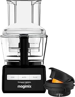 3200XL Premium Food Processor With Citrus Press - 2.6L BPA-Free Bowl, Professional Quality Ultra-Sharp Blades, Quiet Energy Efficient 650W Motor With 30 Year Guarantee - Black