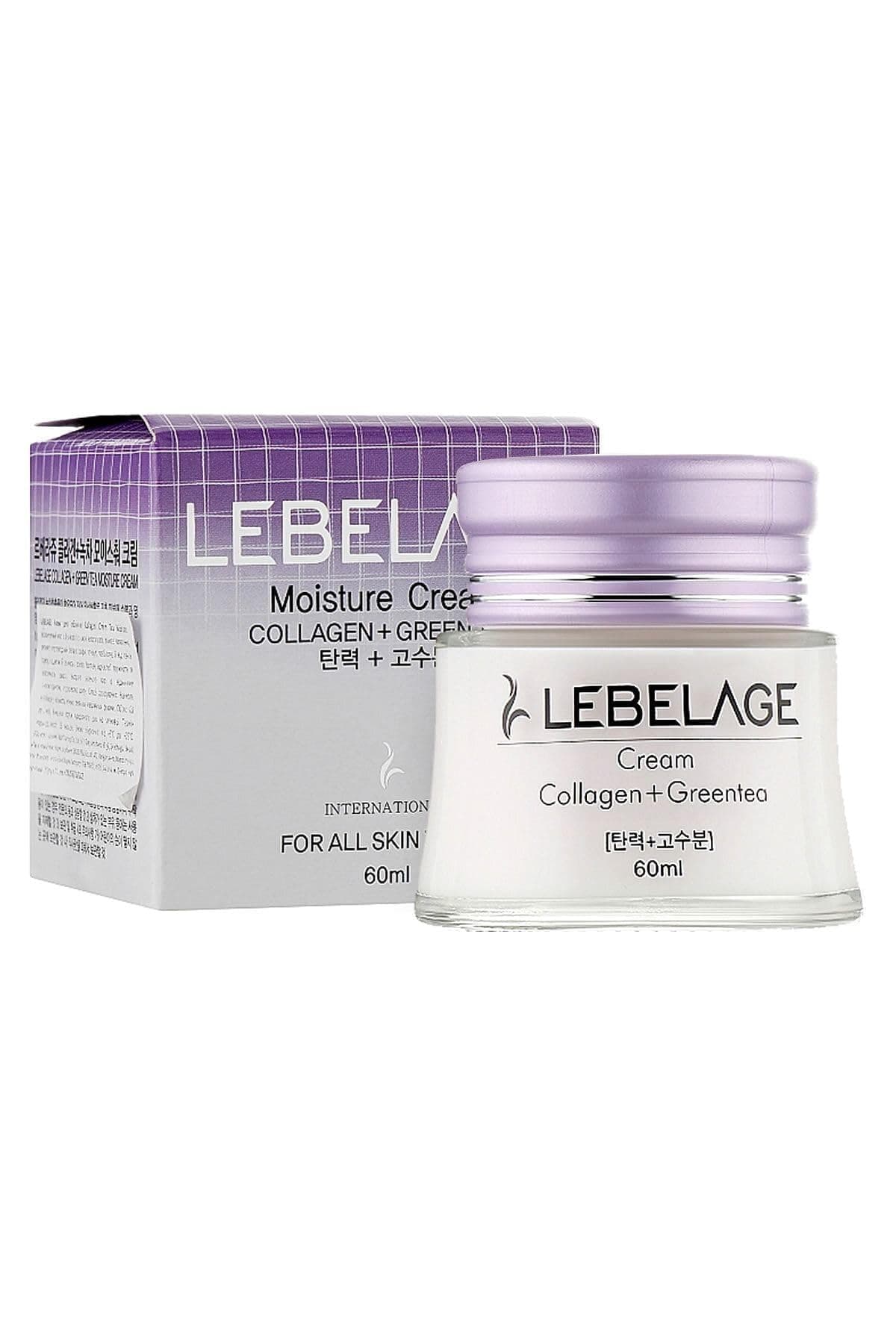 Lebelage Collagen Greentea Moisturizing Cream 60Ml